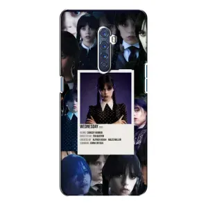 Чехлы Венсдей на Oppo Reno 2 Уэнсдей (AlphaPrint) (коллаж Уэнздей)