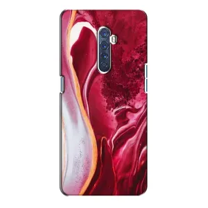 Чехол с принтом «Мрамор красный» для OPPO Reno 2