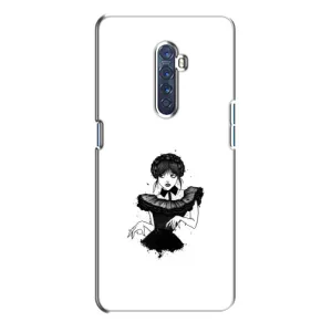 Чехлы Венсдей на Oppo Reno 2 Уэнсдей (AlphaPrint) (танец Уэнздей)