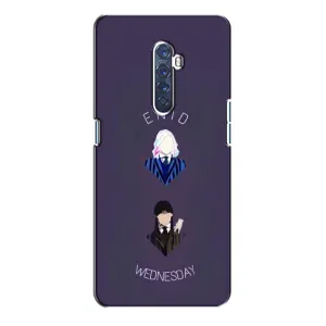 Чехлы Венсдей на Oppo Reno 2 Уэнсдей (AlphaPrint) (Уэнздей и подруга)