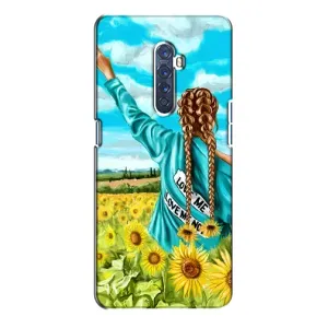 Чехол для Патриота Украины Oppo Reno 2 - (AlphaPrint) (Украиночка)