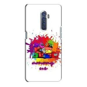 Чохли Амонг Ас для Oppo Reno 2 (AlphaPrint) (Яскравий АмонгАс)