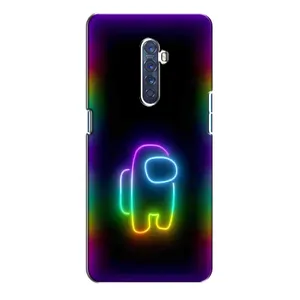 Чохли Амонг Ас для Oppo Reno 2 (AlphaPrint) (Яскравий скін)