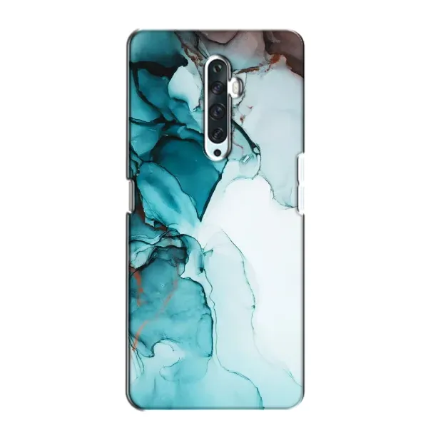 Чехол с принтом «Бирюзовый мрамор» для OPPO Reno 2Z