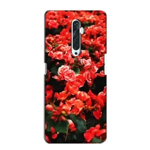Чохли з квітами для Oppo Reno 2Z (VPrint) (Квіти червоні)