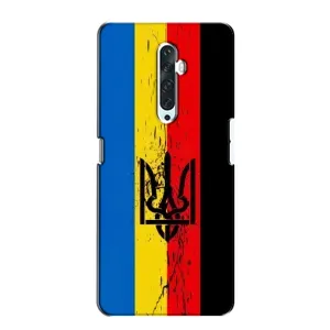 Украинские Чехлы для Oppo Reno 2Z с картинкой УПА (AlphaPrint) (Прапор УПА)