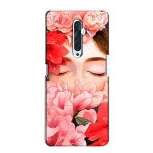 Чехлы (ART) Цветы на Oppo Reno 2Z (VPrint) (Очі в квітах)
