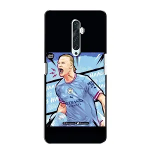Чехлы с футболистом Ерлинг Холанд для Oppo Reno 2Z (AlphaPrint) (гол Эрлинг Холланд)