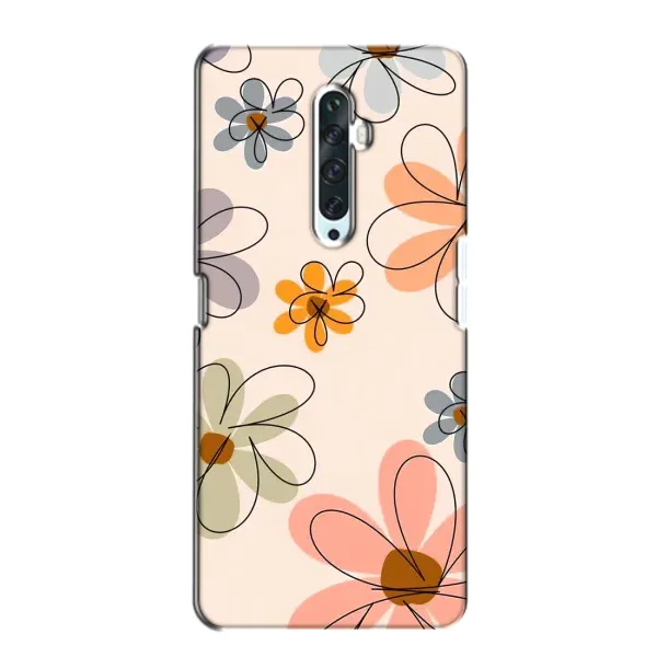 Чехол с принтом «Разноцветные цветы» для OPPO Reno 2Z Чехол с принтом «Разноцветные цветы» для OPPO Reno 2Z
