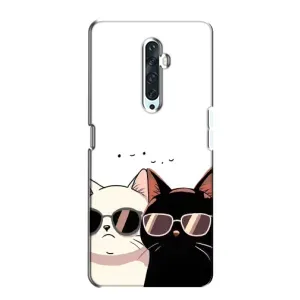 Чохол з малюнком кіт на Oppo Reno 2Z (Коти в окулярах)