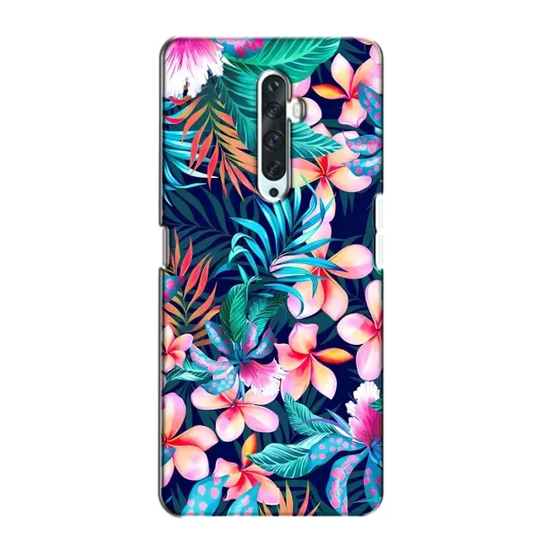 Чехол с принтом «Красочные цветы» для OPPO Reno 2Z