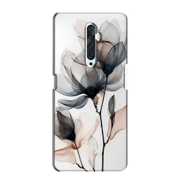 Чехол с принтом «Цветы на белом» для OPPO Reno 2Z Чехол с принтом «Цветы на белом» для OPPO Reno 2Z