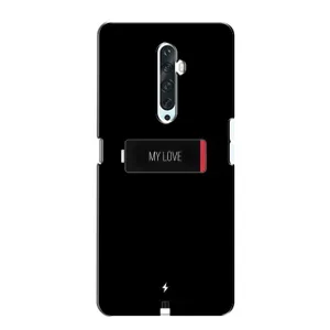 Чехлы для любимой на ОPПО Ренo 2Z (VPrint) (Love battery)