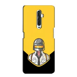 Чеjхол PUBG для ОPПО Ренo 2Z (AlphaPrint) (Пабг в шоломі)