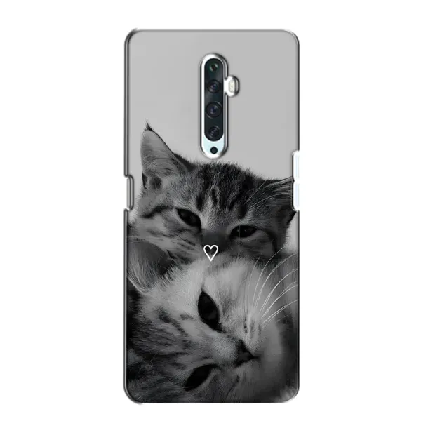 Чохол з принтом «Пара котів» для OPPO Reno 2Z