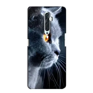 Чохли з Котиками для Oppo Reno 2Z (VPrint) (Сірий Кіт)