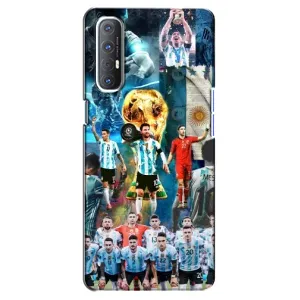 Чехлы Месси для Oppo Reno 3 Pro (AlphaPrint) (Аргентина Месси)