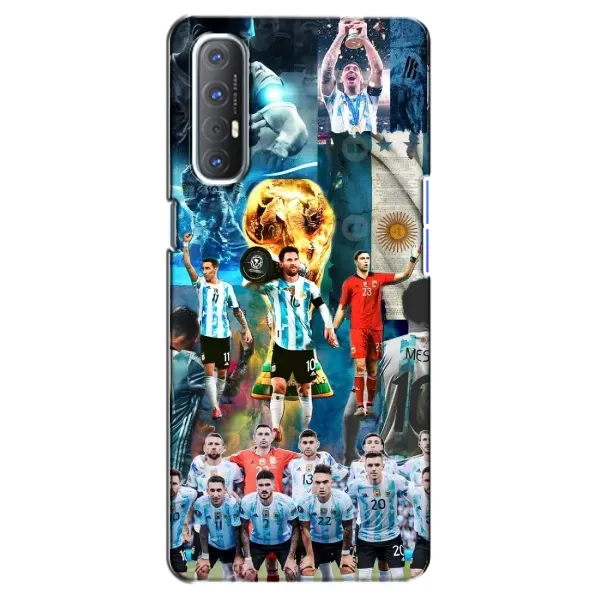 Чехол с принтом «Аргентина Месси» для OPPO Reno 3 Pro
