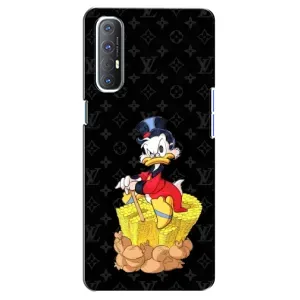 Чехли для Oppo Reno 3 Pro - Скрудж МакДак Louis Vuitton (PREMIUMPrint) (Богатство Макдака)