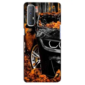Чохли з Машинами на OPPO Reno 3 Pro (VPrint) (Чорна Машина)