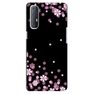 Чохол для OPPO Reno 3 Pro - з принтом (Дизайнерські) (AlphaPrint) (Квіти маленькі)