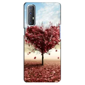 Чехлы для любимой на OPPO Reno 3 Pro (VPrint) (Дерево серце)