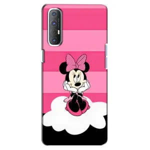 Эксклюзивный чехол для Oppo Reno 3 Pro (AlphaPrint - Мультяшные) (Девочка Maus)