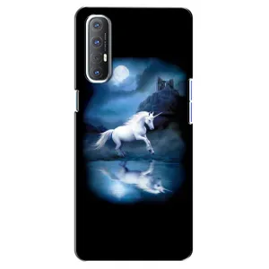 Чохол для OPPO Reno 3 Pro - (Єдинорожки - Новинки) (AlphaPrint) (Єдиноріг)