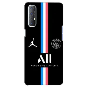 Чехлы PSG для Oppo Reno 3 Pro (AlphaPrint) (футболка ПСЖ)