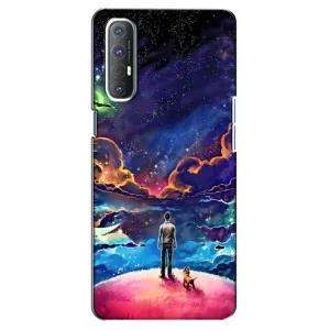 Космічні Чохли для OPPO Reno 3 Pro (VPrint) (Вид Галактики)
