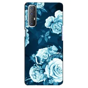 Чехлы (ART) Цветы на Oppo Reno 3 Pro (VPrint) (Блактині бутони)