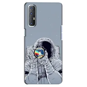 Чохол NASA для Oppo Reno 3 Pro (AlphaPrint) (Космонавт фото)