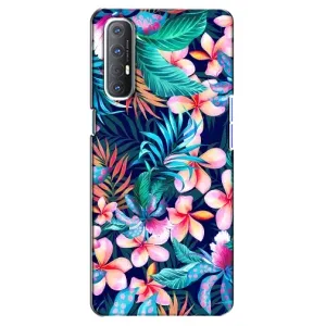 Чохол для OPPO Reno 3 Pro - з принтом (Дизайнерські) (AlphaPrint) (Мальовничі квіти)