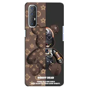 Круті Чохли Луі Віттон для Oppo Reno 3 Pro (AlphaPrint) (Ведмідь Луі Вітон)