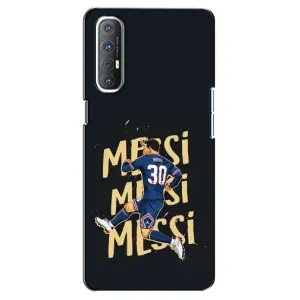 Чехлы для Oppo Reno 3 Pro (Leo чемпион) (AlphaPrint) (Messi ПСЖ)