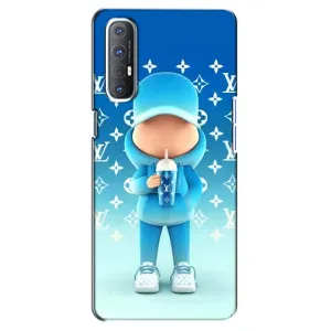 Круті Чохли Луі Віттон для Oppo Reno 3 Pro (AlphaPrint) (Хлопець LV)