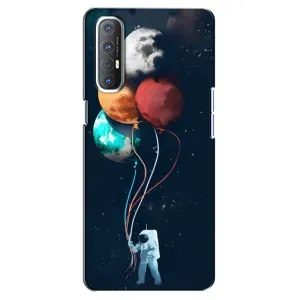 Космічні Чохли для OPPO Reno 3 Pro (VPrint) (Планети кульки)