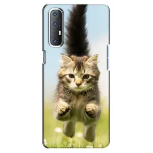 Чохли з Котиками для Oppo Reno 3 Pro (VPrint) (Прижок кота)