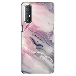 Мраморний чехол на Oppo Reno 3 Pro (VPrint) (Пурпурний Мрамор)
