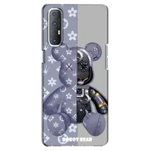 Круті Чохли Луі Віттон для Oppo Reno 3 Pro (AlphaPrint) (Робот Медведик)