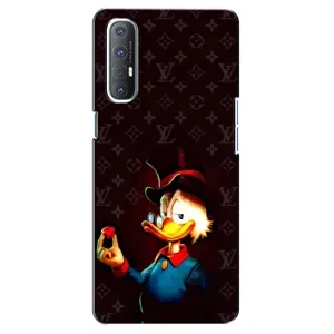 Чехли для Oppo Reno 3 Pro - Скрудж МакДак Louis Vuitton (PREMIUMPrint) (Скрудж з ботліантом)