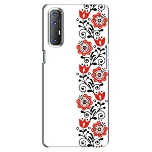Чехол для Патриота Украины Oppo Reno 3 Pro - (AlphaPrint) (Яркая вишиванка)