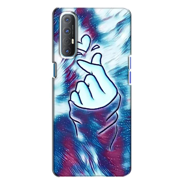 Чехол с принтом «Радужное сердце» для OPPO Reno 3