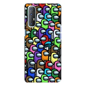 Чехол Амонг Ас для Oppo Reno 3 (AlphaPrint)