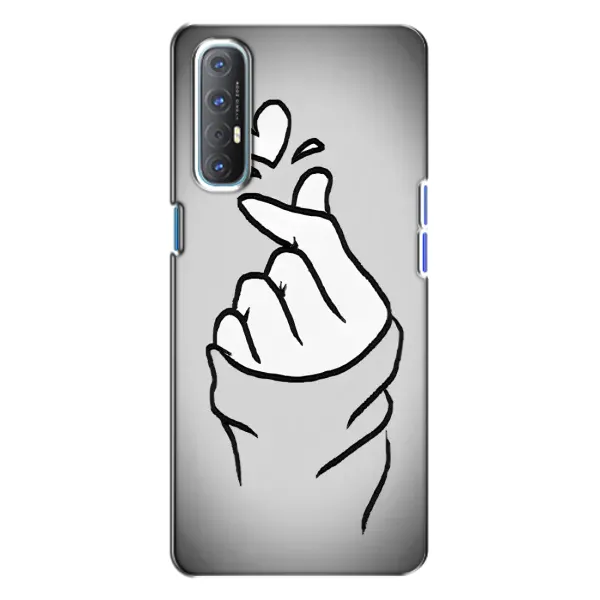 Чехол с принтом «Значок Love» для OPPO Reno 3