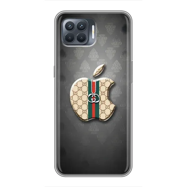 Чехол с принтом «Apple gucci» для OPPO Reno 4 Lite