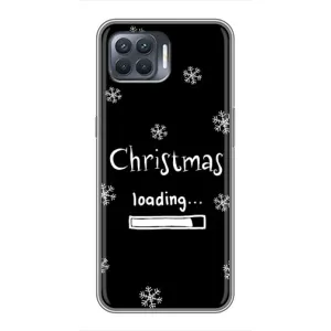 Різдвяні, Святкові Чохли для OPPO Reno 4 . (Christmas loading)