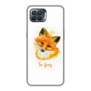 Чохли з картинкою Лисичка для OPPO Reno 4 Lite (VPrint) (Дівчинка Лиса)