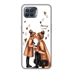 Чохол з друком для OPPO Reno 4 Lite - (Мама з дитинкою) (AlphaPrint) (Донька і мама)