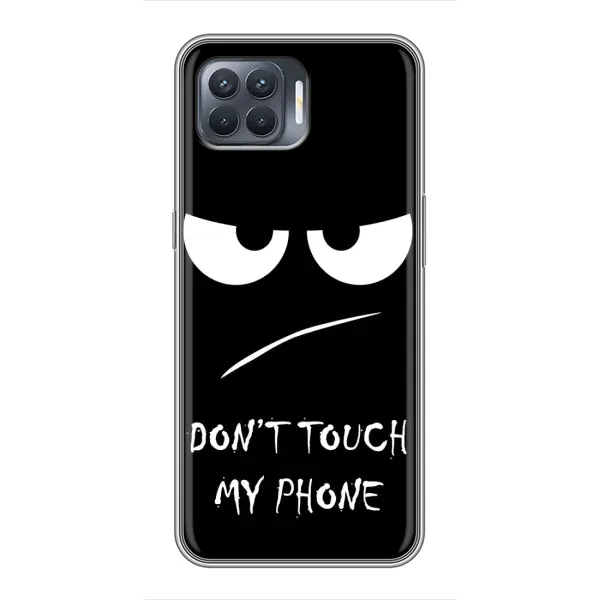 Чехол с принтом «Dont Touch» для OPPO Reno 4 Lite